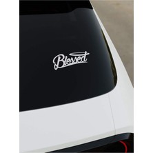 Okyay Works Blessed Sticker - Sarı - Araba-Motosiklet Etiket Sticker