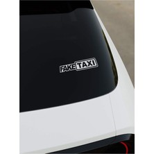 Fake Taxi Sticker - Siyah