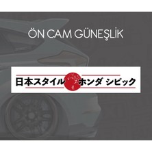 Okyay Works Ön Cam Güneşlik - Araba-Motosiklet Etiket Sticker