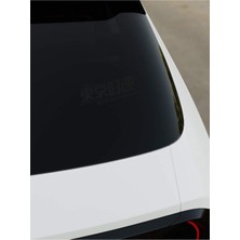 Okyay Works Tokyo Speed Sticker - Siyah - Siyah - Araba-Motosiklet Etiket Sticker