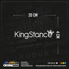 Okyay Works Kingstance Sticker - Sarı - Araba-Motosiklet Etiket Sticker