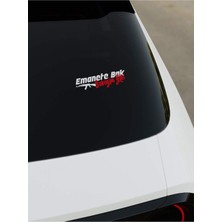 Emanete Bak Bebeğim Gibi Sticker - Sarı