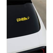 Üzerim Sticker - Sarı - Sarı