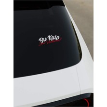 Okyay Works Bu Kalp Seni Unuturmu Sticker - Kırmızı - Araba-Motosiklet Etiket Sticker