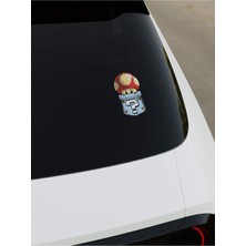 Mario Dijital Baskı Sticker