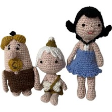 Barni Moloztaş ve Ailesi Amigurumi Organik Oyuncak