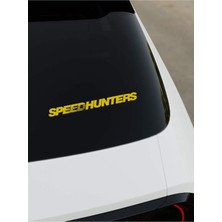 Okyay Works Speed Hunters Sticker - Sarı - Sarı - Araba-Motosiklet Etiket Sticker