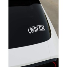 Lwsfck Sticker - Siyah