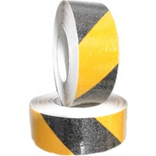 Evimdeyokyok Merdiven Kaydırmaz Bant 5cm x 25M Merdiven Kaymaz Sarı Siyah