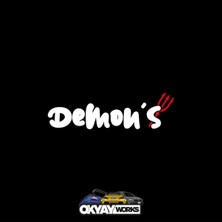 Okyay Works Demons Sticker - Araba-Motosiklet Etiket Sticker