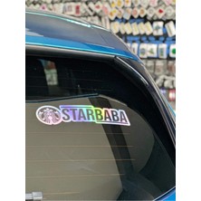 Star Baba Hologram Sticker