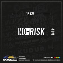 No Risk Sticker - Kırmızı