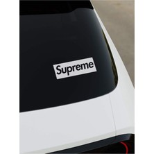 Supreme Sticker - Siyah