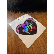 Kalp Azrail Dijital Baskı Sticker