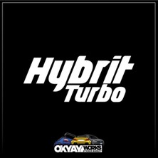 Hybrit Turbo Sticker - Beyaz