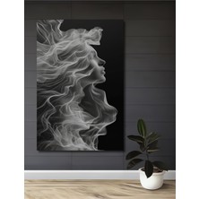 Teona Ahşap Beyazın Gizemi Yağlı Boya Görünümlü Ahşap Dekoratif Tablo Dikdörtgen Tablo