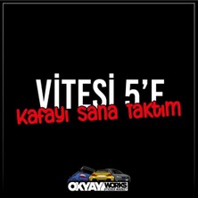 Vitesi 5'e Kafayı Sana Taktım Sticker - Beyaz