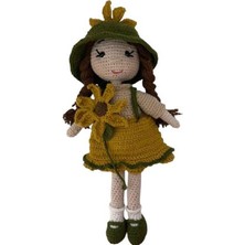Ayçiçek Bebek Amigurumi Organik Oyuncak