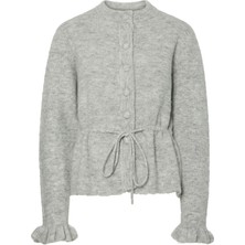 Yas Açık Gri Kadın Hırka Yasthellıs Ls Knıt Cardıgan S.