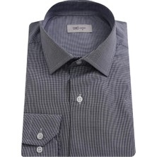 Uki Siyah Comfort Fit Uzun Kol Gömlek