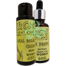 Eros Legent An.l Rıax Cream Arka Teskin Edici Gevşeklik Kremi 60 ml + Soğuk Kadınlara Içecek 30 ml