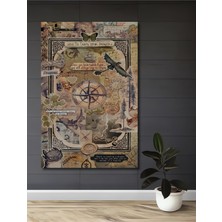 Teona Ahşap Ejderhanı Nasıl Eğitirsin Temalı Ahşap Dekoratif Tablo Yağlı Boya Görünümlü Dikdörtgen Tablo