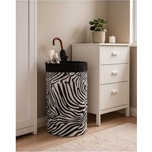 Koçsan Siyah Desenli Kirli Çamaşır ve Oyuncak Sepeti, Düzenleyici, Organizatör, Banyo & Çocuk Odası