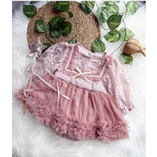 Aysskids Alwin Kız Bebek Elbise Romper Tütü Prenses