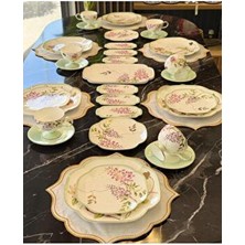 31 Parça 6 Kişilik Premium Porselen Mikasa Moor Kahvaltı Takımı