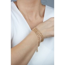 Liveyn Design Gold Zincir Bileklik