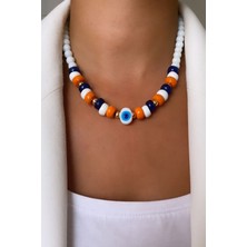 Liveyn Design Nazar Boncuklu Renkli Kolye