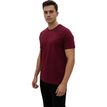 Lacaton 26- 4350 Süper Battal Büyük Beden Unisex Bisiklet Yaka T-Shırt