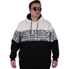 Moc Grande Mocgrande Büyük Beden Kapüşonlu 3ip Sweat Transforming 25713 Bej
