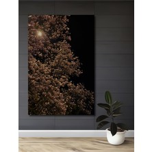 Teona Ahşap Gece Güzelliği Ahşap Dekoratif Tablo Yağlı Boya Görünümlü Sanat Eseri Dikdörtgen Tablo