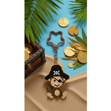 Seard Miyuki Boncuk El Yapımı Korsan Maymun Anahtarlık/çanta Süsü