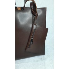 Günlük Cüzdanlı Suni Deri Kadın El ve Omuz Çantası