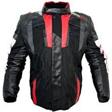 Forte GT 2001077 Simurg Deri Full Koruma Mevsimlik Motosiklet Montu L Beden Siyah