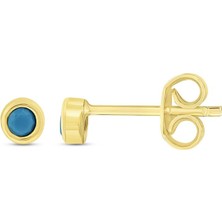 Assos Pırlanta Altın Çocuk Küpe - 14K