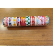 Ada Çanta Kırtasiye 10 Lu Farklı Desen ve Modellerde Bant Seti AD855212