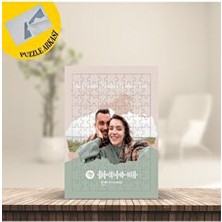 Texkid Kişiye Özel 99 Parça Fotoğraflı Spotify Barkodlu Puzzle