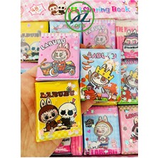 ÖZ OFİS Labubu Kawai 1 Adet Mini Sulu Sticker Defter Labubu Defter