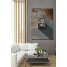 Teona Ahşap Rüya Gibi Pencere Yağlı Boya Görünümlü Ahşap Dekoratif Tablo Dikdörtgen Tablo