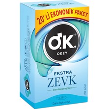 Okey Ekstra Zevk Prezervatif 20’li