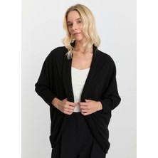 Selen Siyah Kadın Hırka 25KSL4173