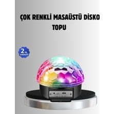 Fta Ticaret Bluetooth Kontrollü Masaüstü Disko Topu Işığı – Renkli LED Işık Gösterisi ve Uzaktan Kum