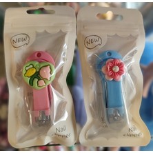 Ada Çanta Kırtasiye Çocuk Tırnak Makası 2 Li Set (Açık Pembe/mavi) AD48952