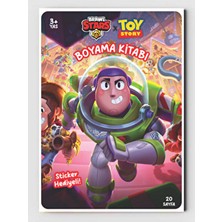 ZNC Brawl Stars ve Toy Story Boyama Kitabı (20 Tam Sayfa), (Sticker Hediyeli)
