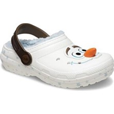 Crocs Frozen Olaf Lined Cls Clg K Beyaz Çocuk Terlik