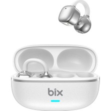 Bix Ows1 Bluetooth 5.4 Ultra Hafif Open-Ear Tasarım Klipsli Kablosuz Kulak Içi Kulaklık