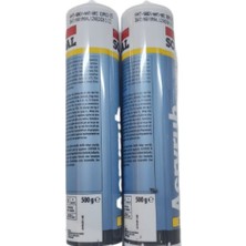 Soudal Silikonize Mastik 500 gr Ant.gri (2 Adet )